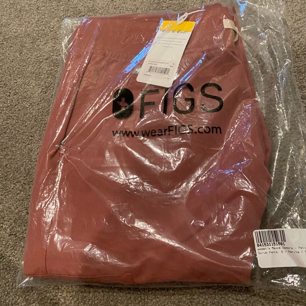 Figs mauve pants